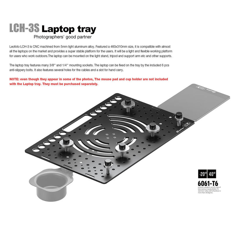 Leofoto LCH-3S Laptop Tray