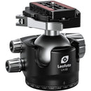 Leofoto LH-55LR Ball Head with LR-70 Lever-Release Clamp (Black)