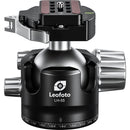 Leofoto LH-55LR Ball Head with LR-70 Lever-Release Clamp (Black)