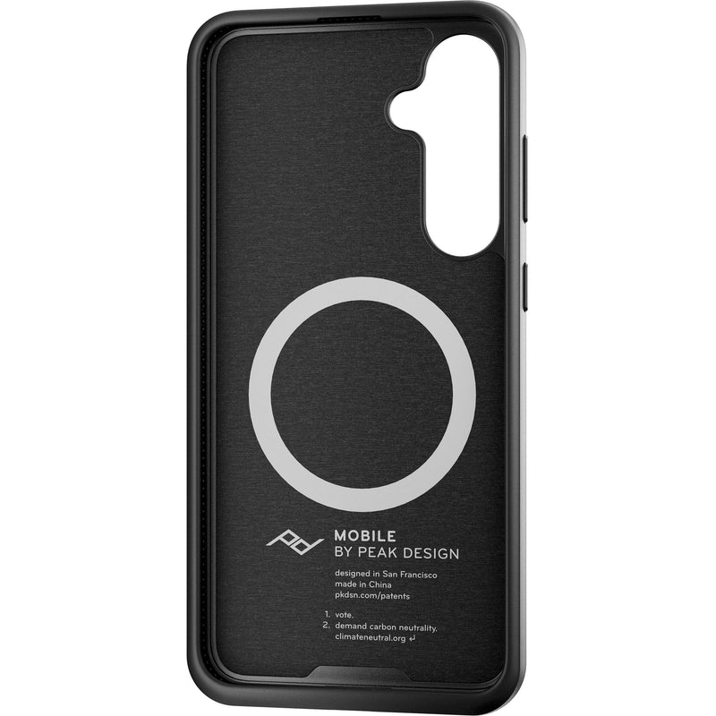 Peak Design Mobile Everyday Fabric Case for Samsung Galaxy S24+ (Charcoal)