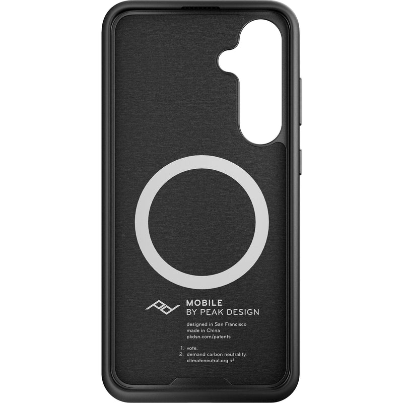 Peak Design Mobile Everyday Fabric Case for Samsung Galaxy S24+ (Charcoal)