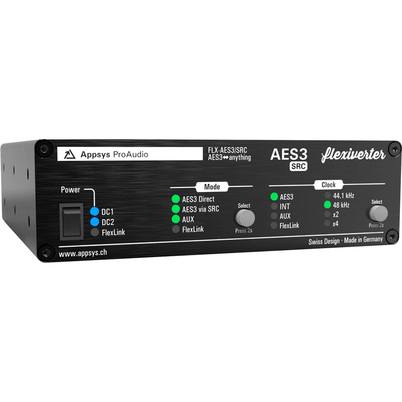 Appsys ProAudio 16x16 Channel AES/EBU Card for Flexiverter with Built-In SRC