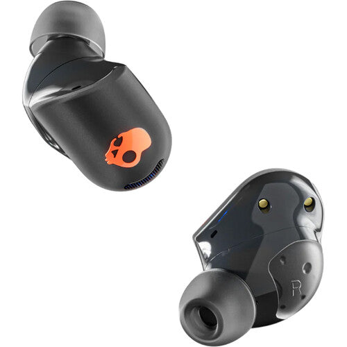 Skullcandy Sesh ANC Noise-Canceling True Wireless Earbuds (Black and Orange)