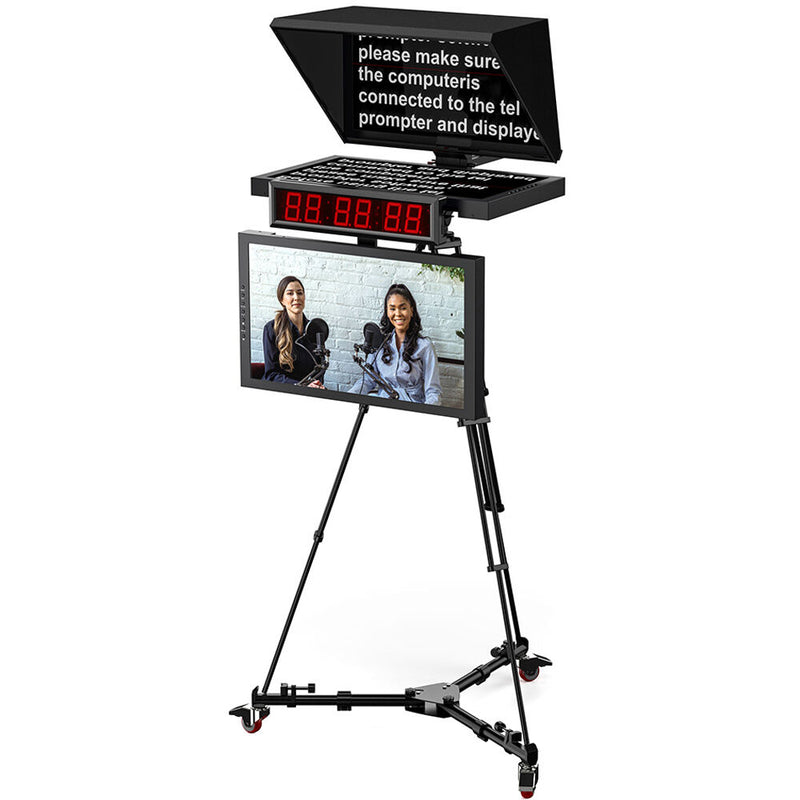 Desview DT22-M Dual-Screen HDMI/3G-SDI High-Bright Teleprompter (22")