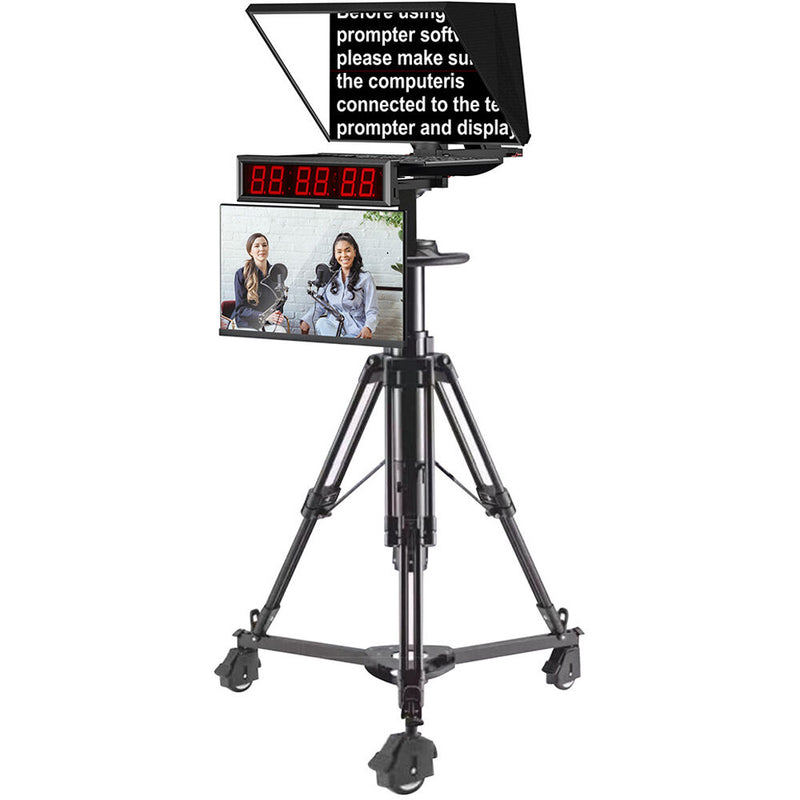 Desview DT22-M Dual-Screen HDMI/3G-SDI High-Bright Teleprompter (22")