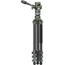 Tilta Travel Video Fluid Head with 3-Stage Carbon Fiber Tripod Legs (Forest Green)