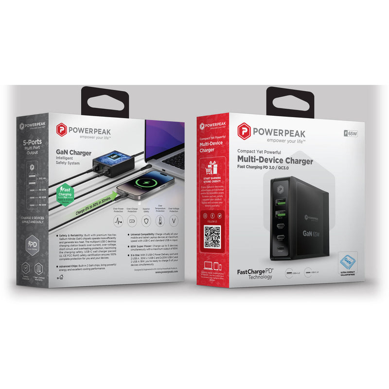 PowerPeak Universal Laptop Charger