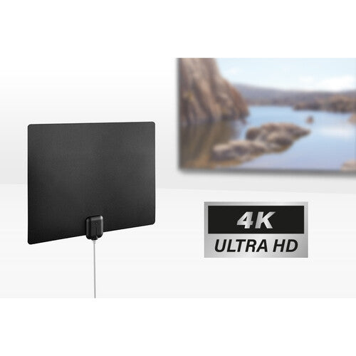 One For All 15584 60-Mile Amplified Flat Indoor HDTV Antenna