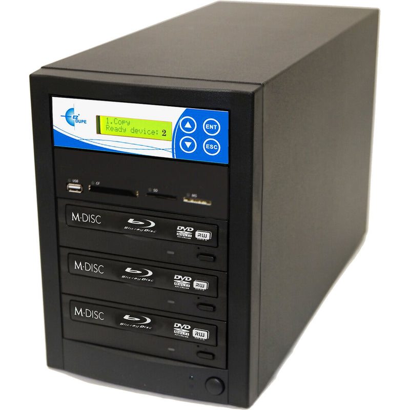 EZ Dupe Media Mirror Duplicator Flash Media & 1-to-2 Disc Copier