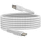 Belkin BoostCharge Braided 60W USB-C Cable (White, 6.6')