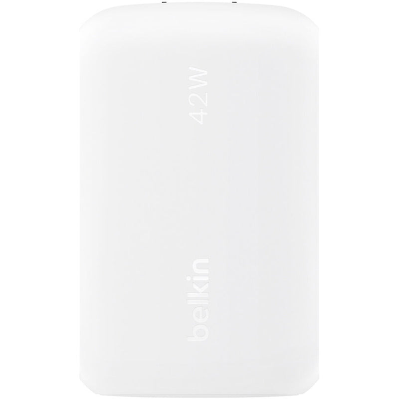 Belkin BoostCharge 42W 2-Port USB Wall Charger with USB-C to Lightning Cable