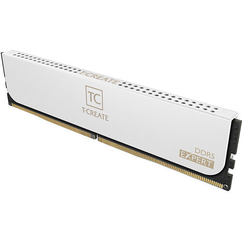Team Group 48GB T-Create Expert DDR5 7200 MHz UDIMM Memory Kit (2 x 24GB, White)