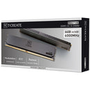 Team Group 64GB T-Create Master DDR5 6000 MHz ECC RDIMM Memory Kit (4 x 16GB, Black)