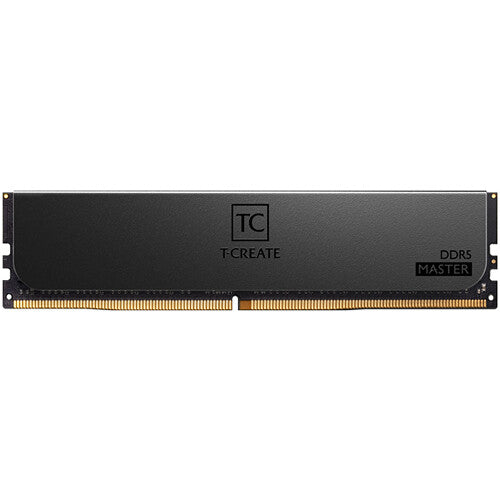 Team Group 64GB T-Create Master DDR5 6800 MHz ECC RDIMM Memory Kit (4 x 16GB, Black)