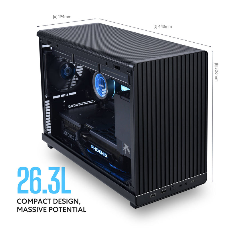 Lian Li A3-mATX Mini-Tower Case (Black)