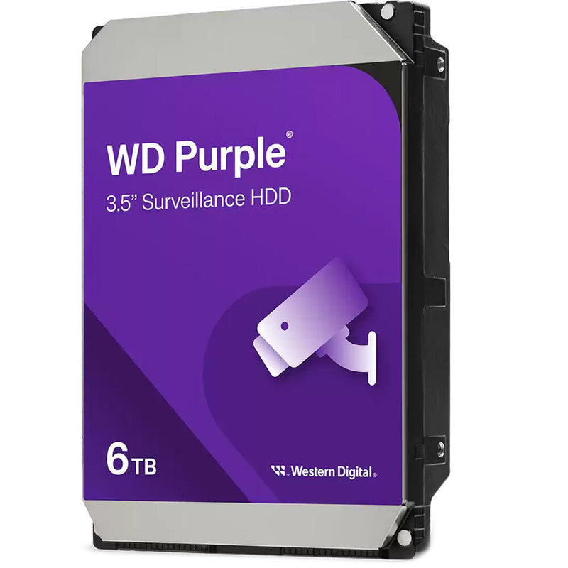 WD 6TB Purple SATA III 3.5" Internal Surveillance Hard Drive (OEM)