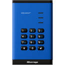 Istorage 1TB diskAshur3 USB 3.2 Gen 1 Encrypted Portable Hard Drive (Blue)