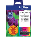 Brother LC30134PKS High-Yield Color Ink Cartridge (4-Pack)