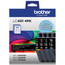 Brother Genuine LC401 INKvestment Tank Standard-Yield Color Ink Cartridge Set
