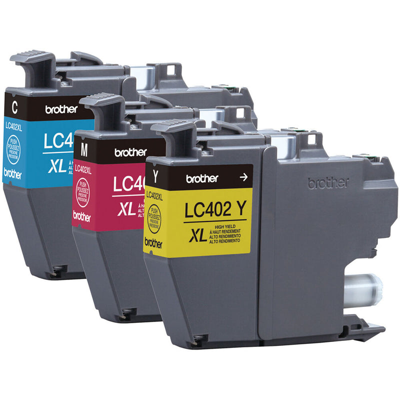 Brother Genuine LC402 INKvestment Tank High-Yield Color Ink Cartridge Set