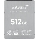 Exascend 512GB Essential Pro CFexpress 4.0 Type B Memory Card