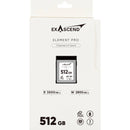 Exascend 512GB Element Pro CFexpress 4.0 Type B Memory Card