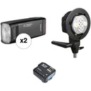 Godox AD200Pro Dual Flash Kit with Bracket and X2 Trigger for Canon