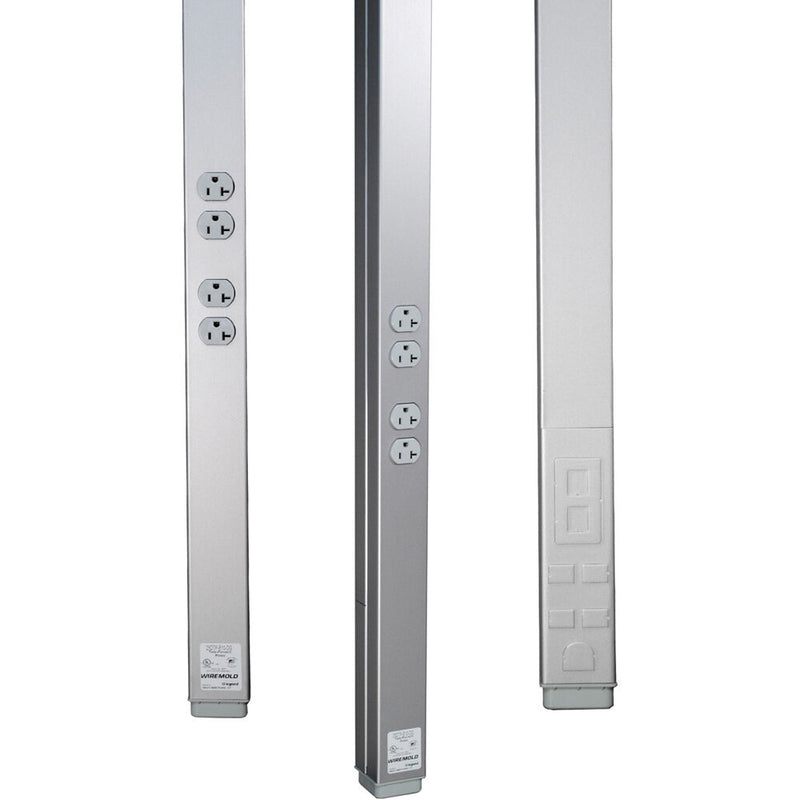 Wiremold Products Tele-Power Express Poles (White, 10.33')