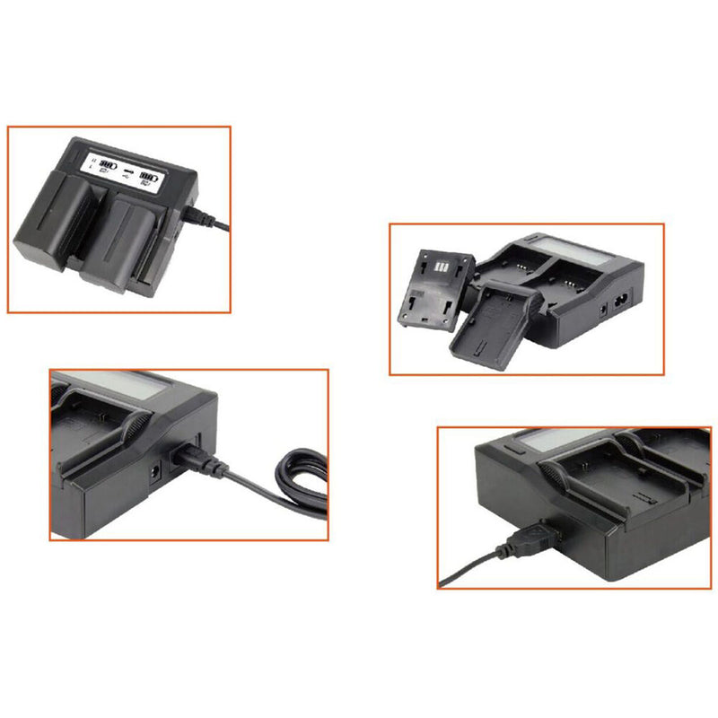 Dynacore Dual Digital L-Series/NP-F Battery Charger