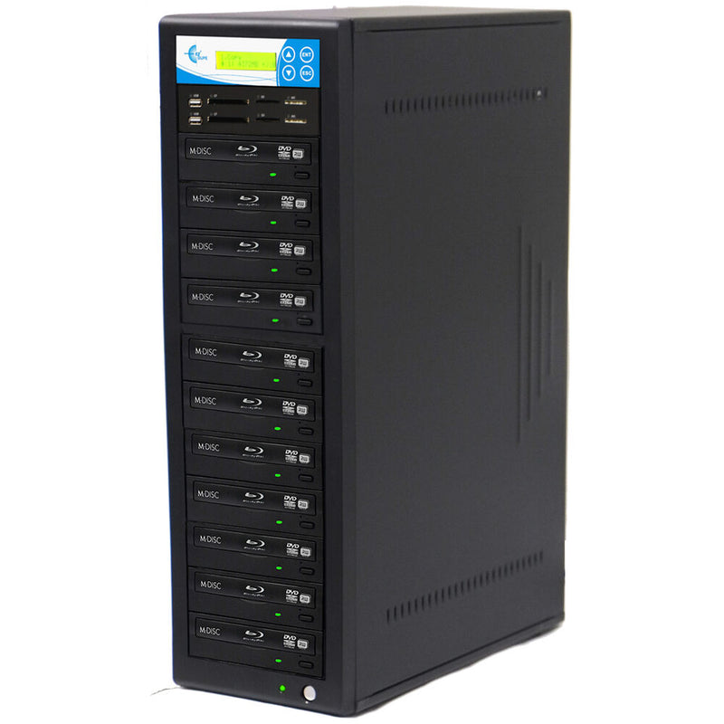 EZ Dupe 10-Copy Media Mirror Flash Media - BD/DVD to Flash/Disc Duplicator