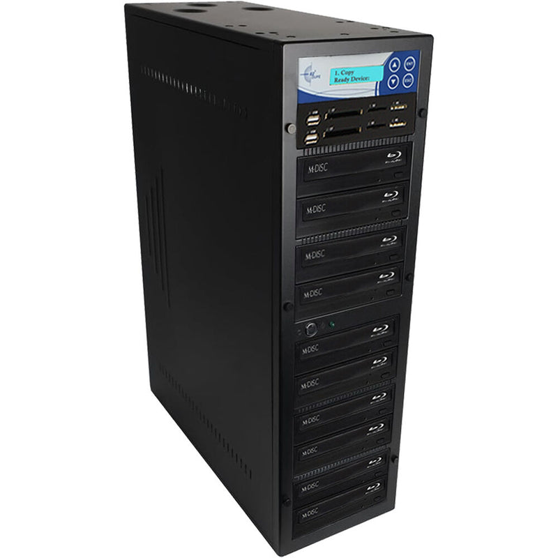 EZ Dupe 9-Copy Media Mirror Flash Media - BD/DVD to Flash/Disc Duplicator