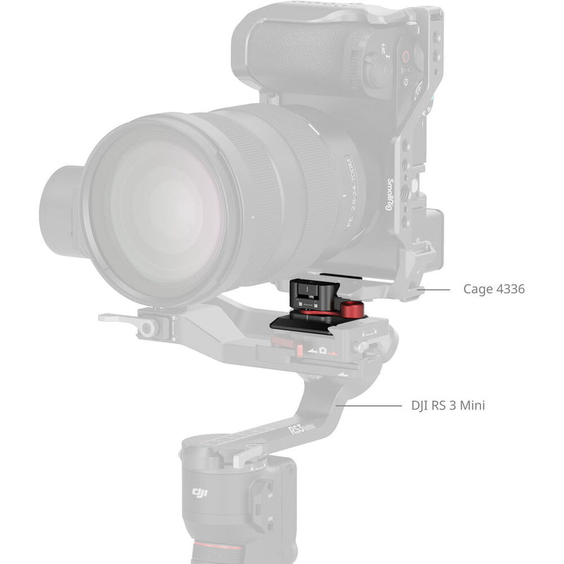 SmallRig NATO Clamp to Arca-Type Quick Release Plate