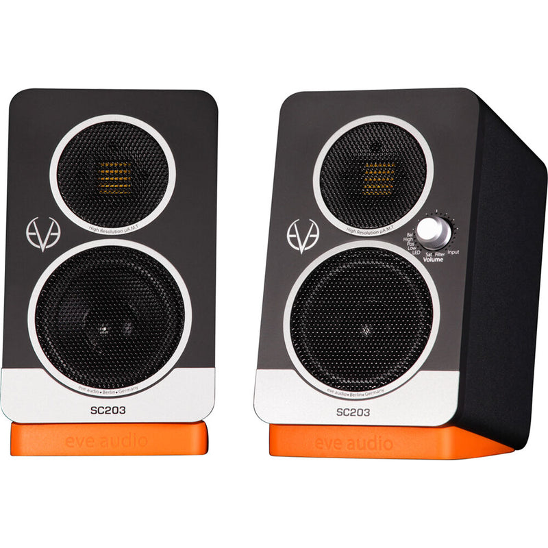 Eve Audio 2-Way 3" + AMT 30-Watt Stereo Monitor Set for Desktop and Nearfield