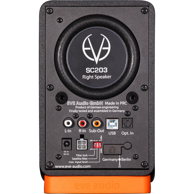 Eve Audio 2-Way 3" + AMT 30-Watt Stereo Monitor Set for Desktop and Nearfield