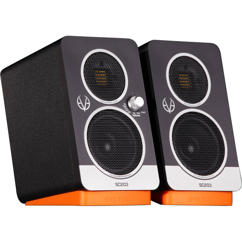 Eve Audio 2-Way 3" + AMT 30-Watt Stereo Monitor Set for Desktop and Nearfield