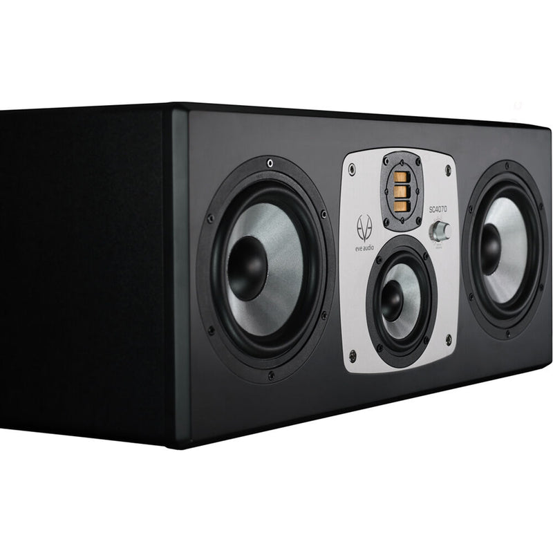 Eve Audio 4-Way 4" Mid with Twin 7" and AMT 1,000-Watt Active Monitor for Midfield and Main Monitoring