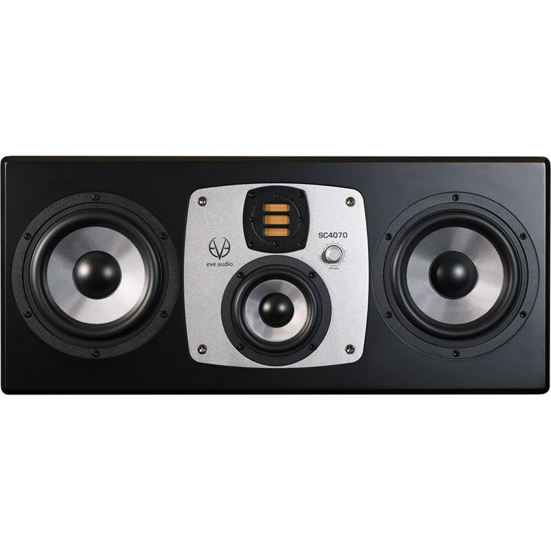 Eve Audio 4-Way 4" Mid with Twin 7" and AMT 1,000-Watt Active Monitor for Midfield and Main Monitoring