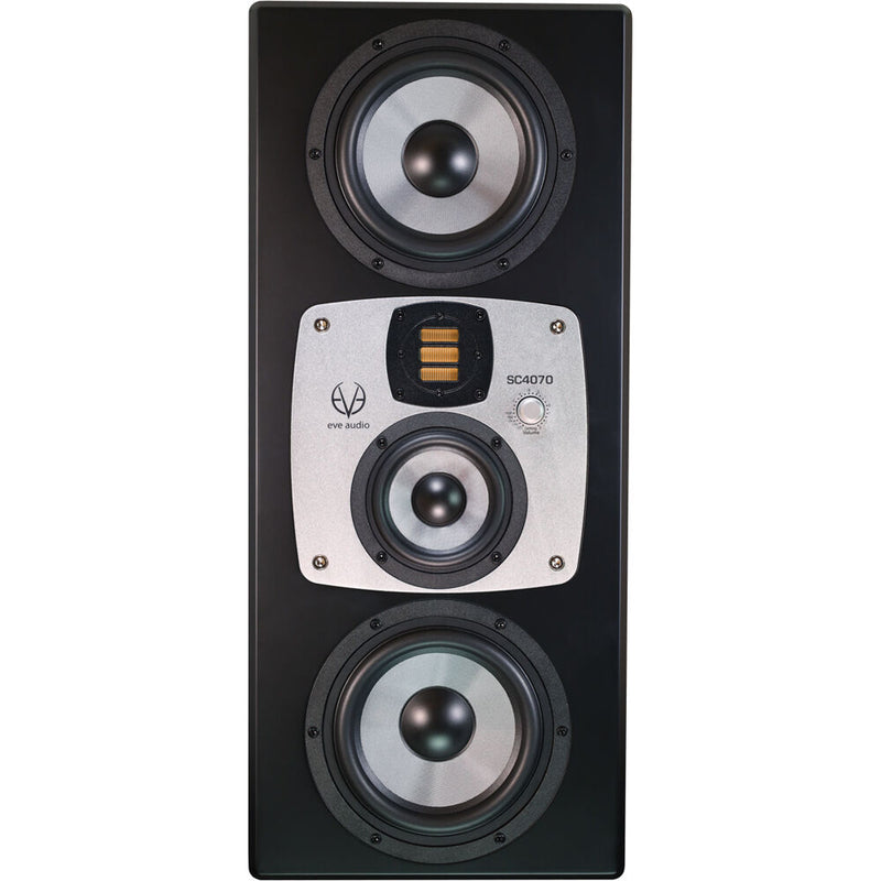 Eve Audio 4-Way 4" Mid with Twin 7" and AMT 1,000-Watt Active Monitor for Midfield and Main Monitoring
