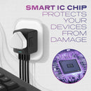 Statik 12W GloboCharge Universal Travel Adapter (Black)