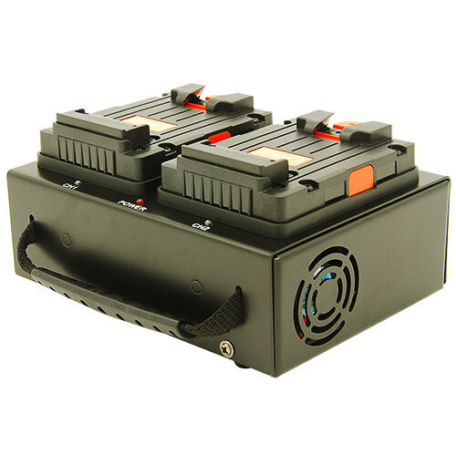 Dynacore Dual V-Mount Charger for Tiny Series Batteries
