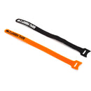 3 Legged Thing Reusable Cable Ties (Black/Orange, 50-Pack Mixed)