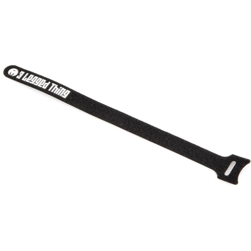 3 Legged Thing Reusable Cable Ties (Black/Orange, 50-Pack Mixed)