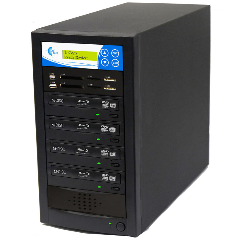 EZ Dupe 3-Copy Media Mirror Flash Media - BD/DVD to Flash/Disc Duplicator
