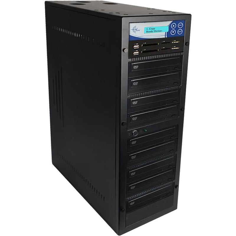 EZ Dupe 8-Copy Media Mirror Flash Media - DVD/CD to Flash/Disc Duplicator