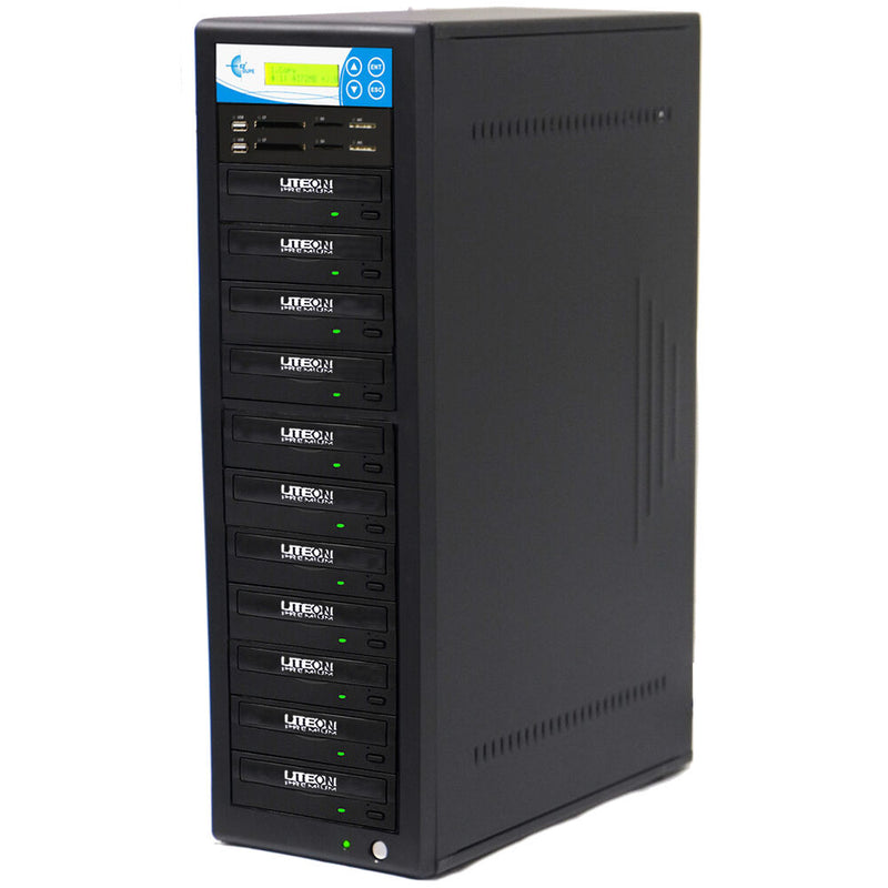 EZ Dupe 10-Copy Media Mirror Flash Media - DVD/CD to Flash/Disc Duplicator