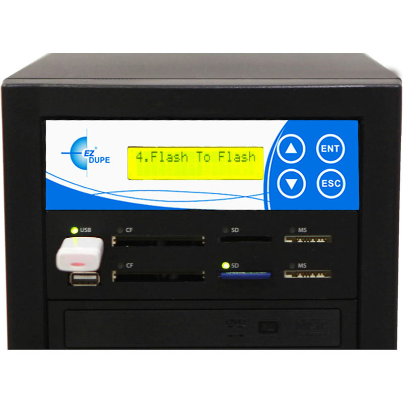 EZ Dupe 10-Copy Media Mirror Flash Media - DVD/CD to Flash/Disc Duplicator