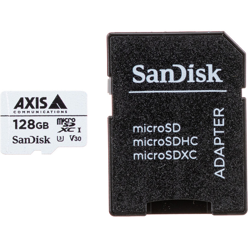 Axis Communications 128GB Surveillance UHS-I microSDXC Memory Card with SD Adapter