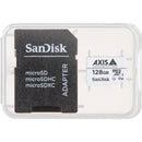 Axis Communications 128GB Surveillance UHS-I microSDXC Memory Card with SD Adapter