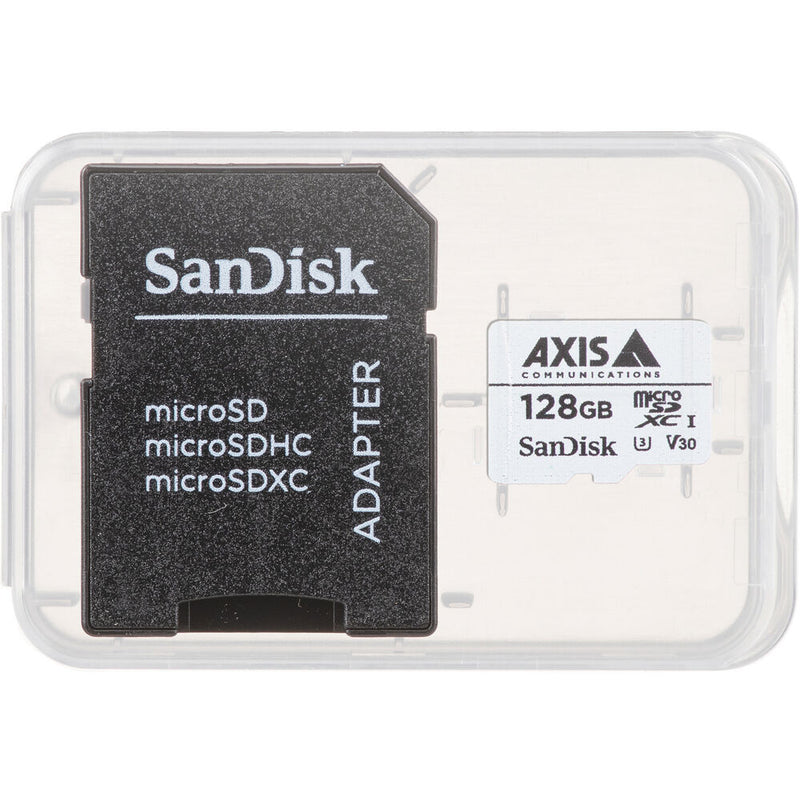 Axis Communications 128GB Surveillance UHS-I microSDXC Memory Card with SD Adapter