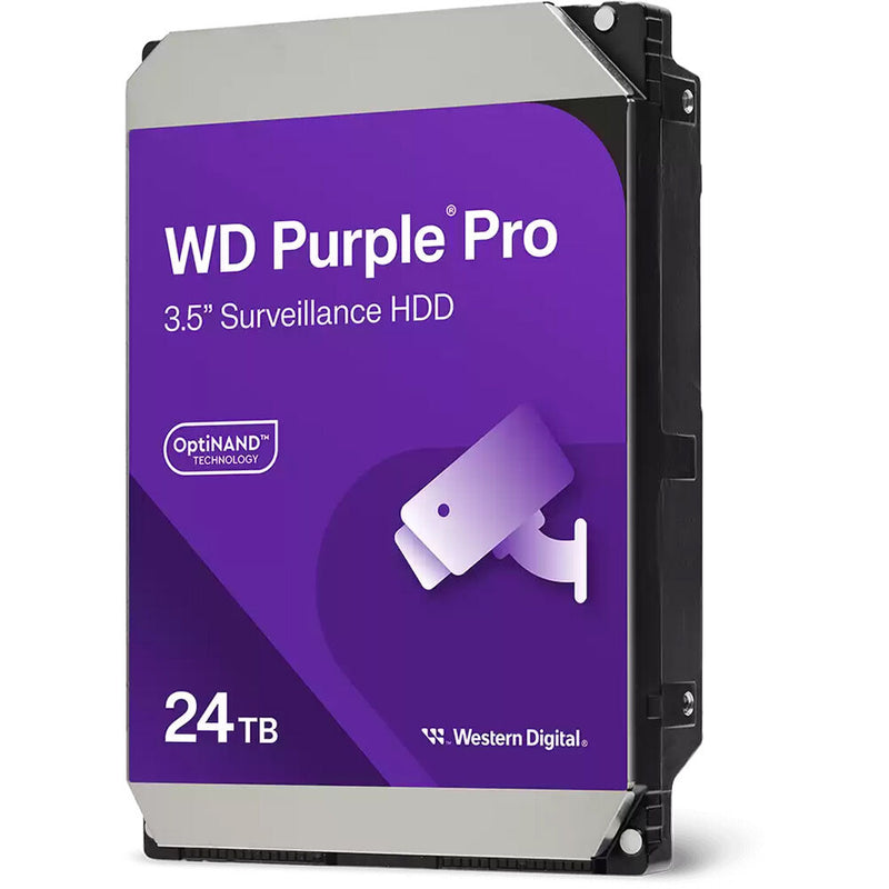 WD 24TB Purple Pro 7200 rpm SATA III 3.5" Internal Surveillance Hard Drive (OEM)